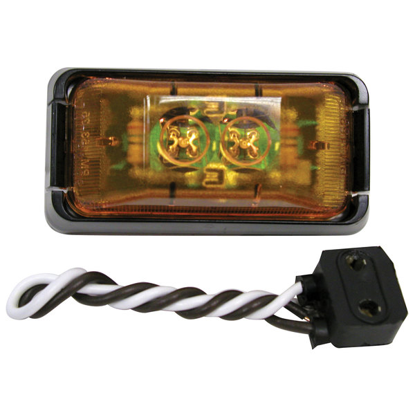 Peterson Peterson V153KA The 153 Series LED Clearance/Side Marker Light - Amber Kit, 2-Diode V153KA